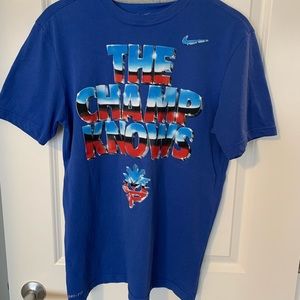 Nike dri fit Mens medium manny pacquiao blue t shirt
